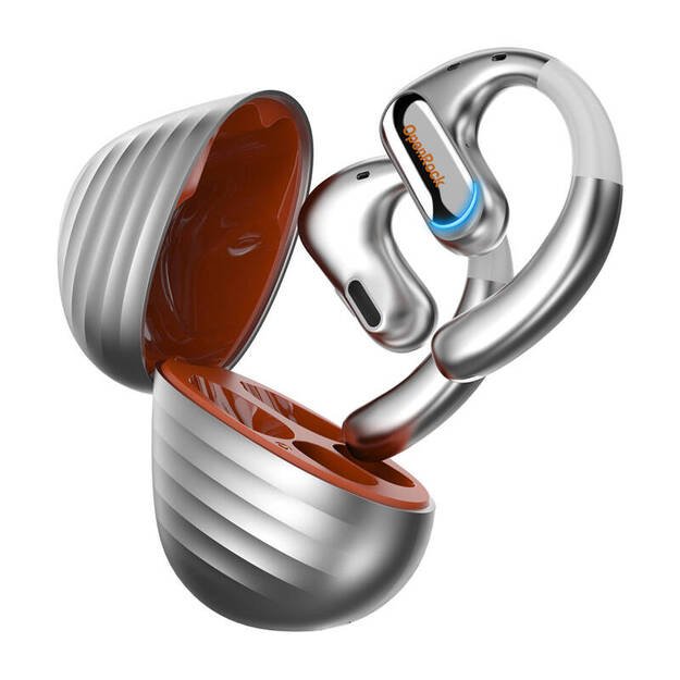 Belaidės ausinės OWS OneOdio OpenRock Pro (sidabrinės)