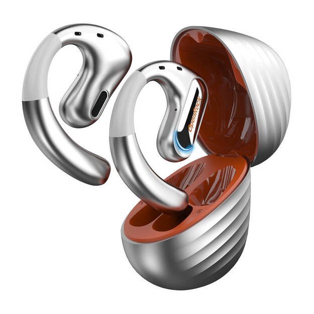 Belaidės ausinės OWS OneOdio OpenRock Pro (sidabrinės)