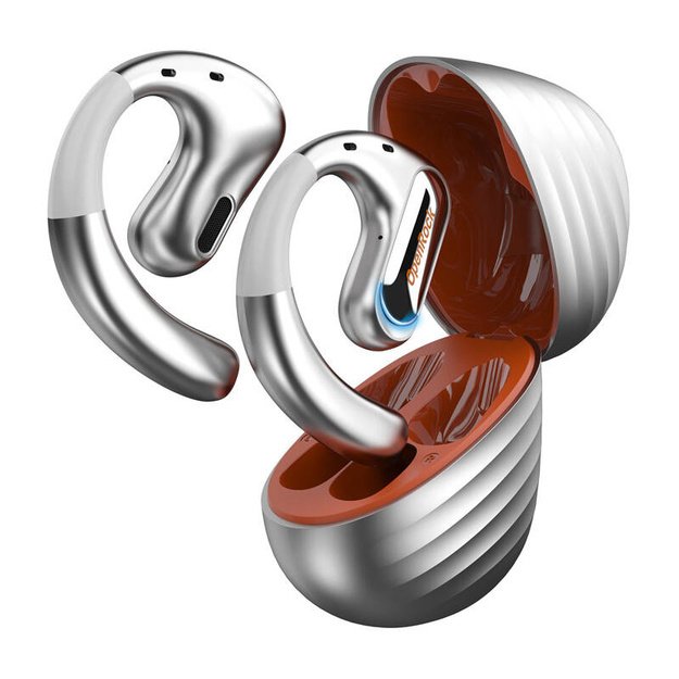 Belaidės ausinės OWS OneOdio OpenRock Pro (sidabrinės)