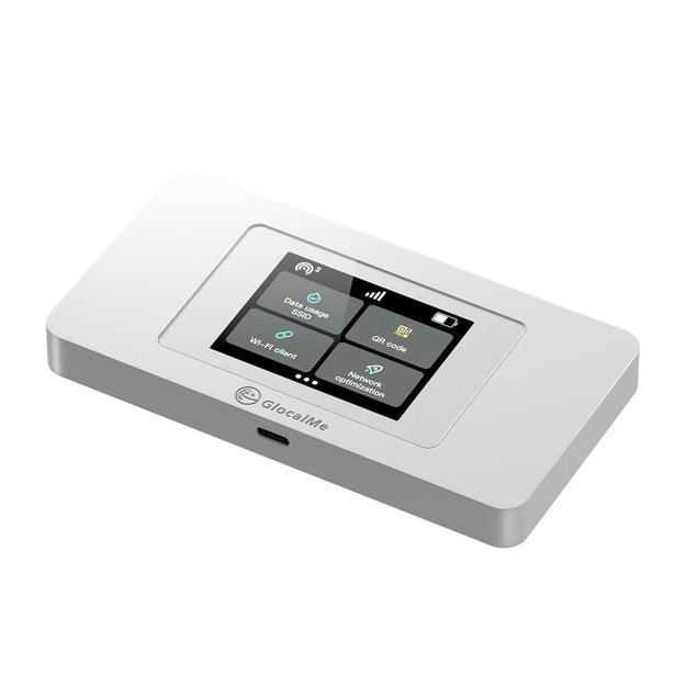 GlocalMe Duoturbo nešiojamasis 4G/LTE Wi-Fi maršrutizatorius