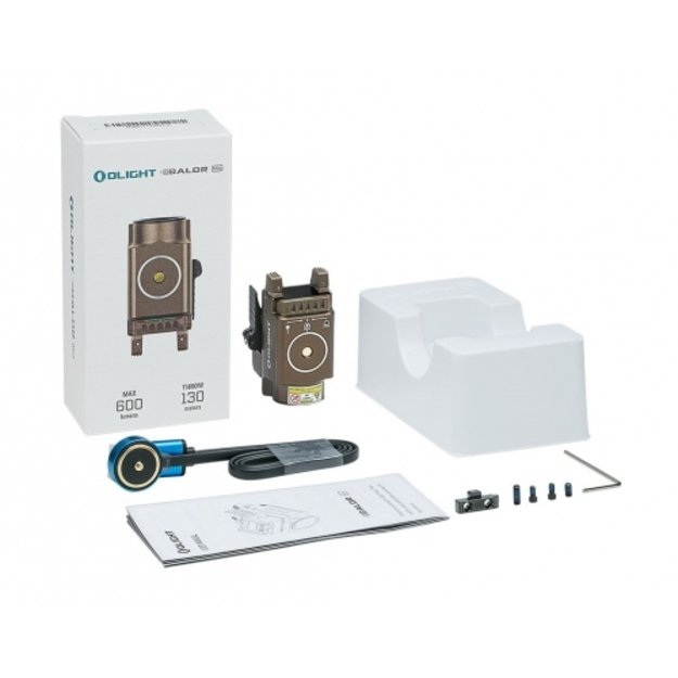 Olight Baldr Mini žibintuvėlis su žaliu lazeriu