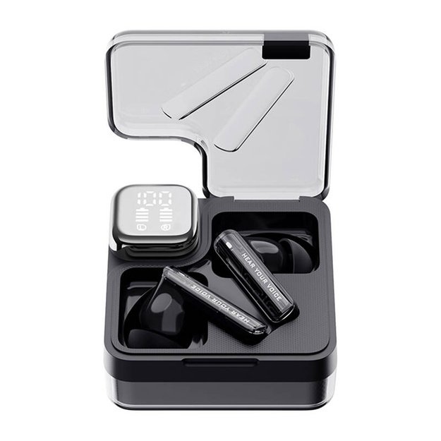 Ausinės TWS QCY MeloBuds Neo T31 (juodos spalvos)