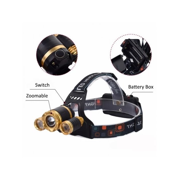 Prožektorius ant galvos 3XT6 ZOOM