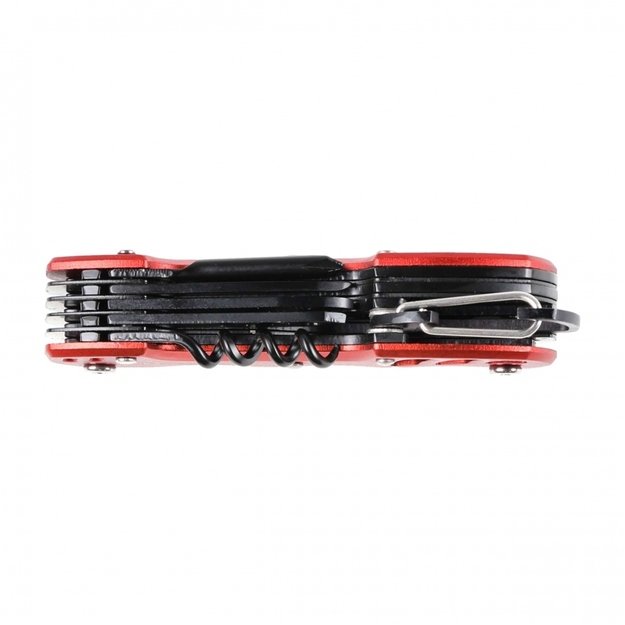Foxter Multitool 13in1 Multifunctional Survival Tool red