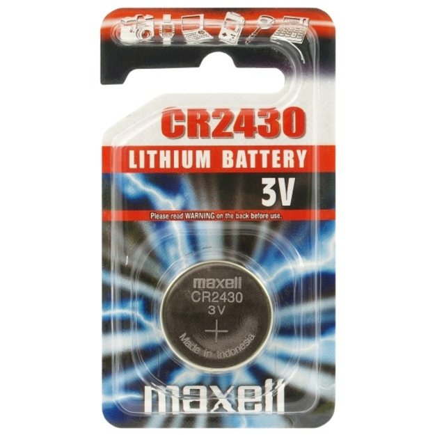 Maxell CR2430 elementas, 1 vnt.