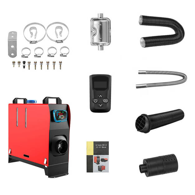 Blitzwolf stovėjimo aikštelės šildytuvas BW-AH-V2B-BT, 5 kW, 12 V