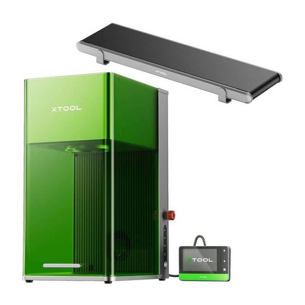 xTool F1 lazerinio graviravimo staklės + xTool konvejerio rinkinys