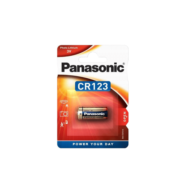 Panasonic Lithium CR123 baterija 3V