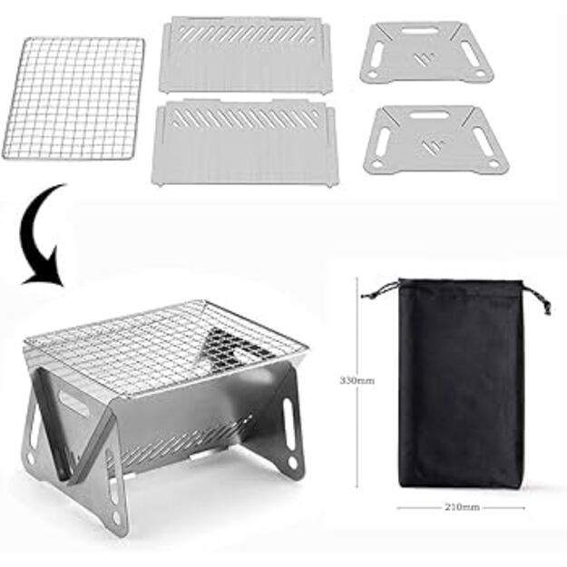 Flatpack mini grill