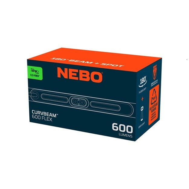 NEBO Curvbeam 600 Flex žibintuvėlis