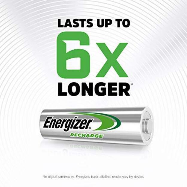 Energizer Extreme AA HR6 2300mAh Pre-charged Rechargeable Batteries, 4 Pack