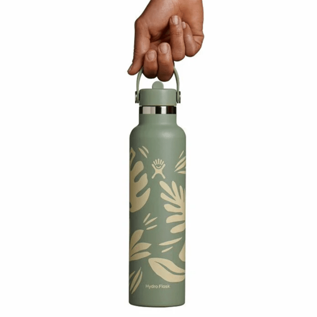 Hydro Flask Standard Flex Straw Cap kelioninė gertuvė su šiaudeliu 621 ml Botanical Bliss Agave S21CFS377P