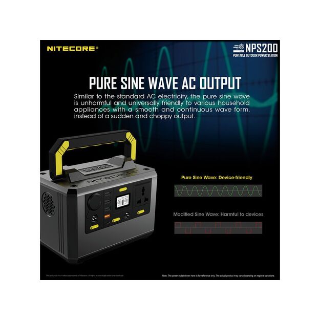 Nitecore NPS200 Power Station krovimo stotelė - 54600mAh, 54.6Ah