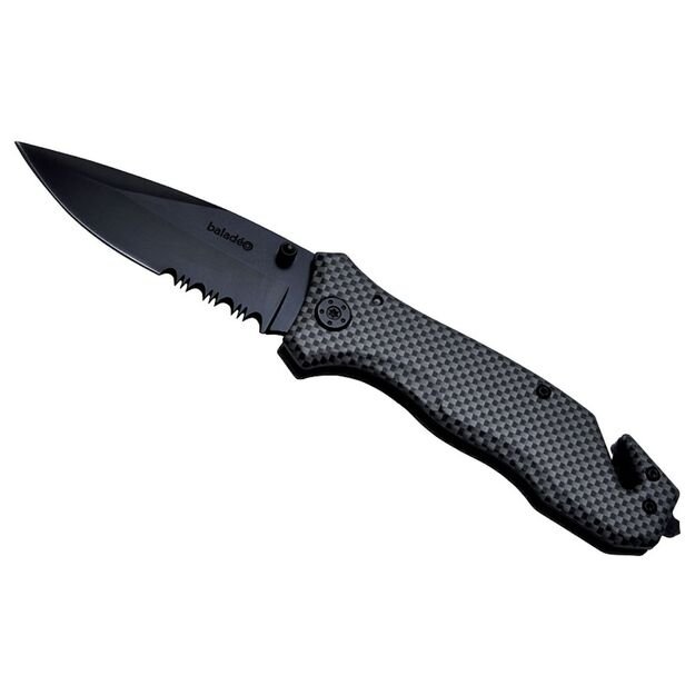 SECURITY KNIFE ' INTERVENTION', HANDLE CARBON FIBER