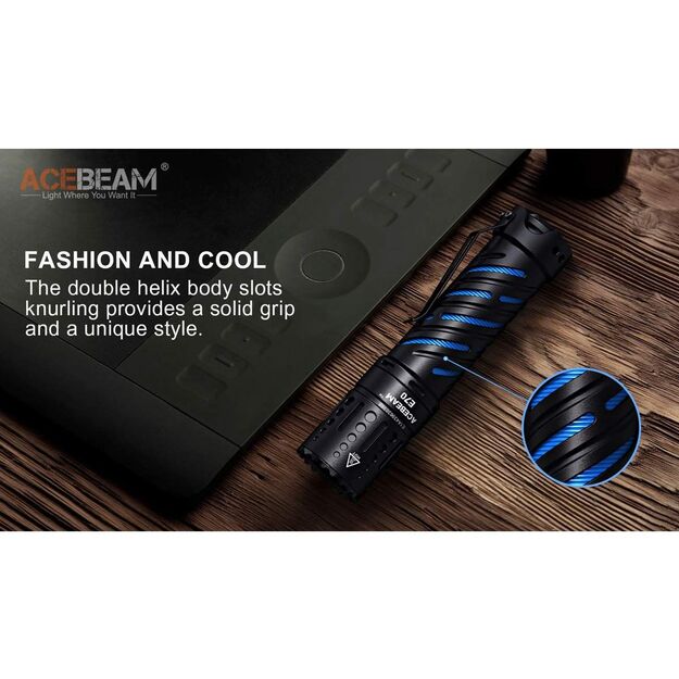 Acebeam E70 AL EDC žibintuvėlis, 6500k 4600lm