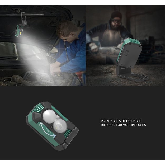 Перезаряжаемый светодиодный прожектор 1500 лм, ASL SAL151R