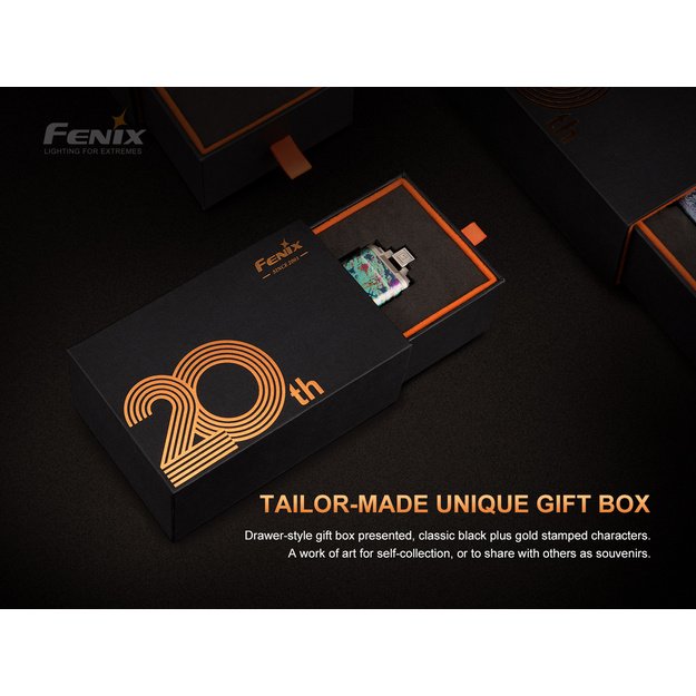 Fenix APEX 20 Rechargeable LED Key Ring Torch - 20th Anniversary Limited Edition