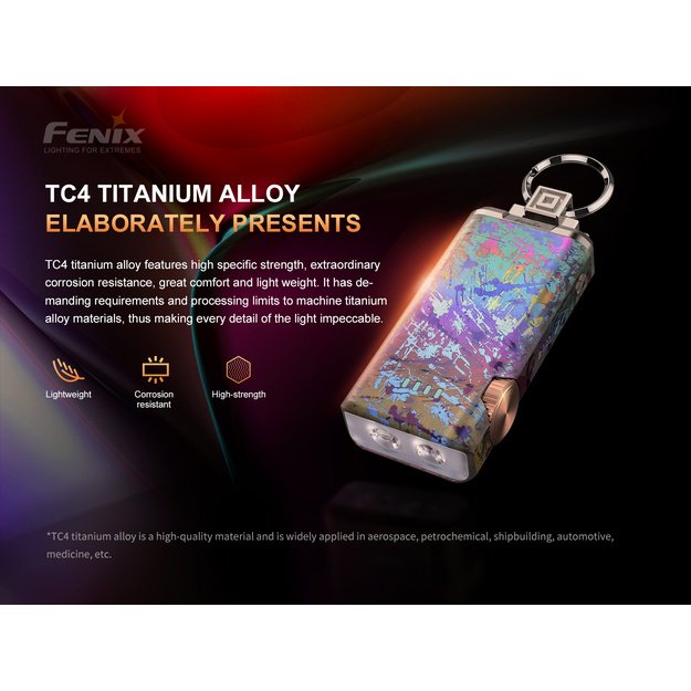 Fenix APEX 20 Rechargeable LED Key Ring Torch - 20th Anniversary Limited Edition