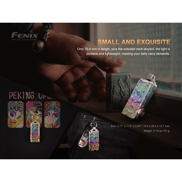 Fenix APEX 20 Rechargeable LED Key Ring Torch - 20th Anniversary Limited Edition