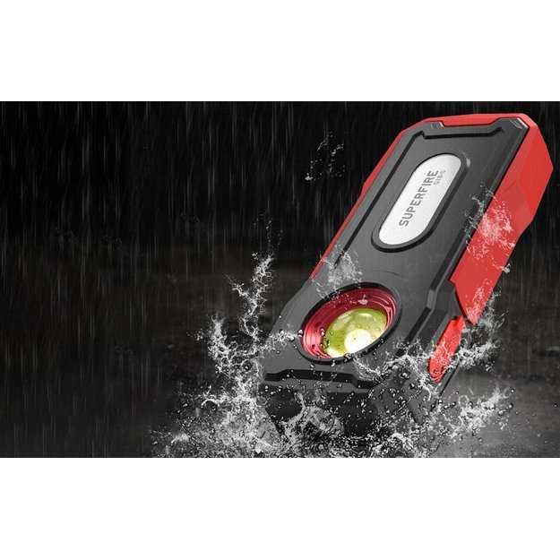 Darbinis rankinis žibintuvėlis Superfire G18-S, 500lm, USB