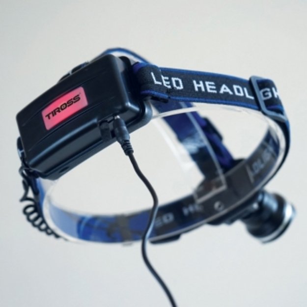 10W LED įkraunamas žibintuvėlis ant galvos 