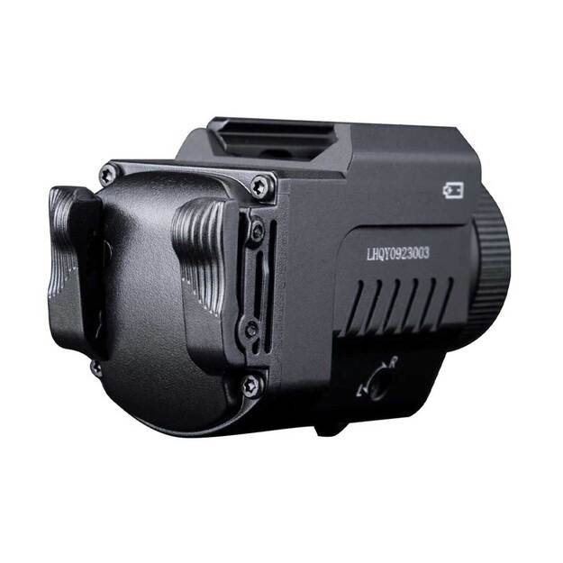 Fenix GL22 750lm taktinis žibintuvėlis ant ginklo su raudonu lazeriu