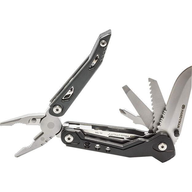 True Utility HandyOne daugiafunkcinis įrankis su dėklu 18-IN-1 TU181
