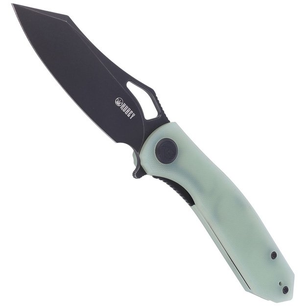 Kubey Drake sulenkiamas peilis, Jade G10, D2 by Maksim Tkaczuk (KU310D)