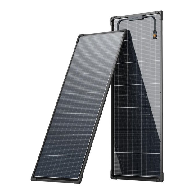 Set of 2x EcoFlow 130W photovoltaic panel (rigid construction)