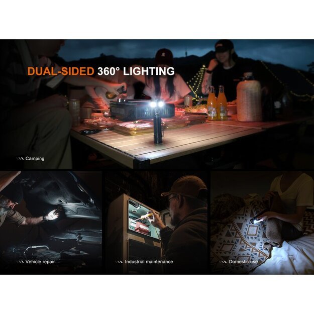 Fenix LD35R LED žibintuvėlis su balta, raudona ir mėlyna šviesa