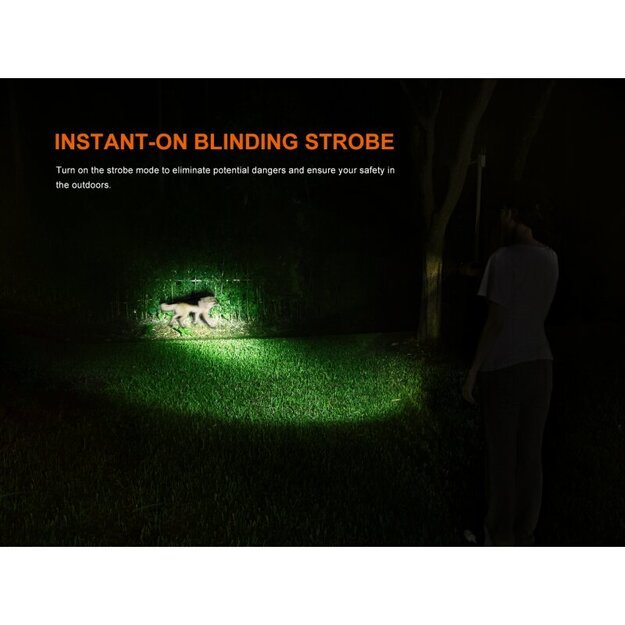 Fenix LD35R LED žibintuvėlis su balta, raudona ir mėlyna šviesa