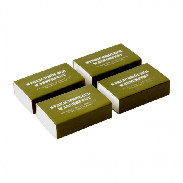 Mil-Tec waterproof matches pack, 4 pcs.