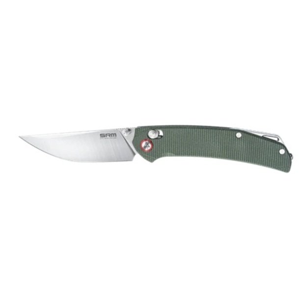 SRM 411L-MG sulenkiamas peilis Micarta