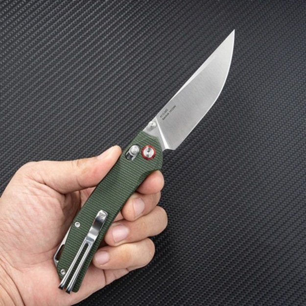 SRM 411L-MG sulenkiamas peilis Micarta