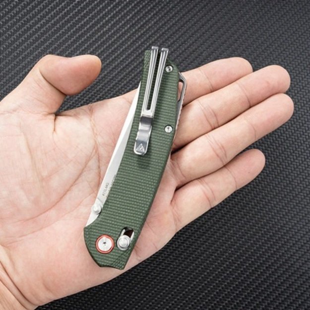 SRM 411L-MG sulenkiamas peilis Micarta