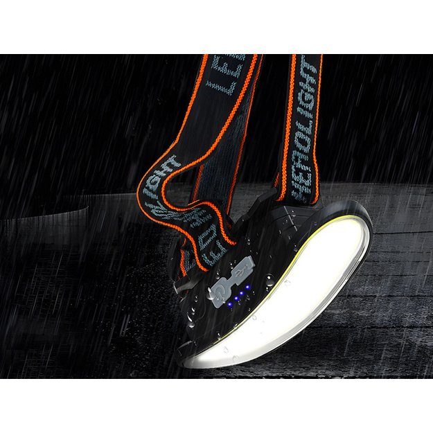 COB LED žibintuvėlis ant galvos