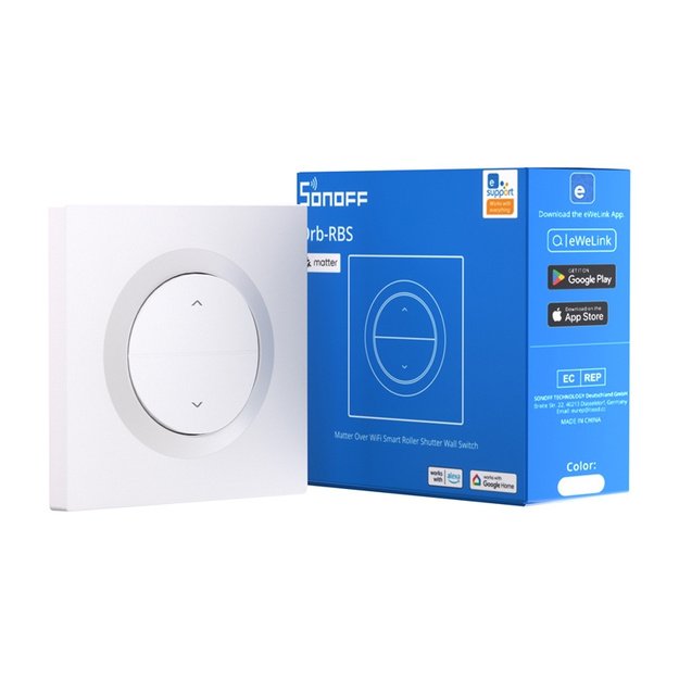 Smart Wall switch for roller shutters SONOFF MINI-RBS-E Matter| Liumenai.lt