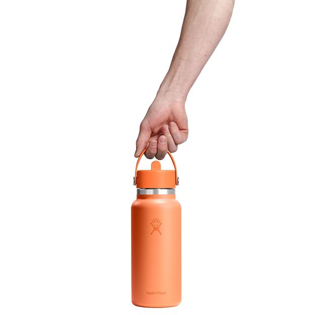 Hydro Flask Wide Mouth Flex Straw Bottle 945 ml Nectar-Orange W32CFS690