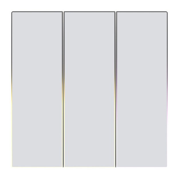 Touch ZigBee Light Switch Avatto TS60-EU-W3 Triple TUYA (white).