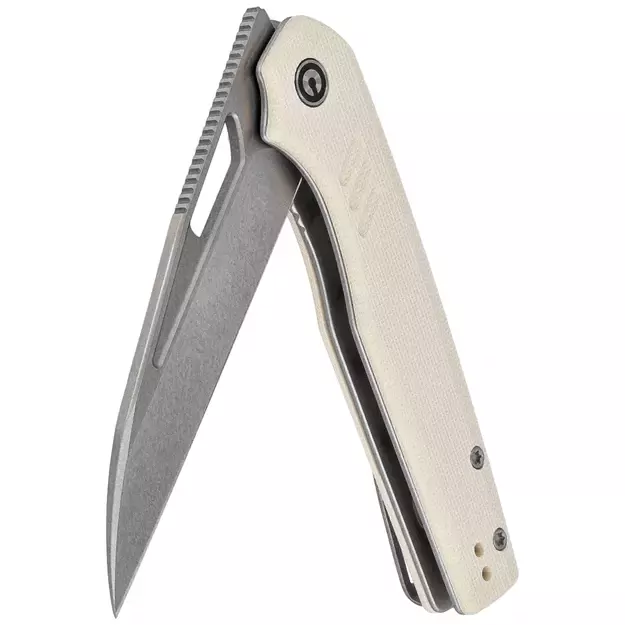 Civivi Guile peilis Ivory G10, Satin 14C28N by Shawn Ashmore (C24062B-3)