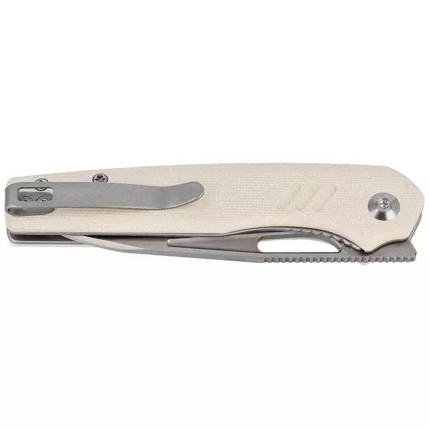 Civivi Guile peilis Ivory G10, Satin 14C28N by Shawn Ashmore (C24062B-3)