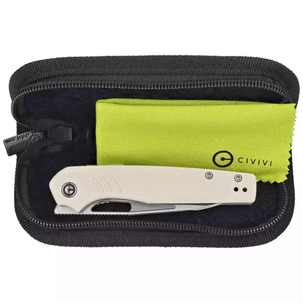 Civivi Guile peilis Ivory G10, Satin 14C28N by Shawn Ashmore (C24062B-3)