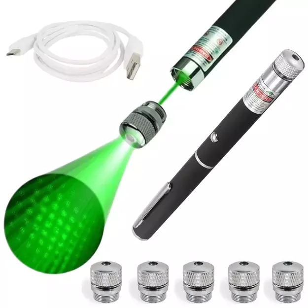 500mw lazeris įkraunamas per USB