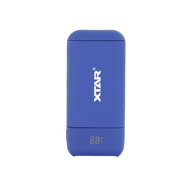 Pakrovėjas ir Powerbank viename XTAR PB2, mėlynas