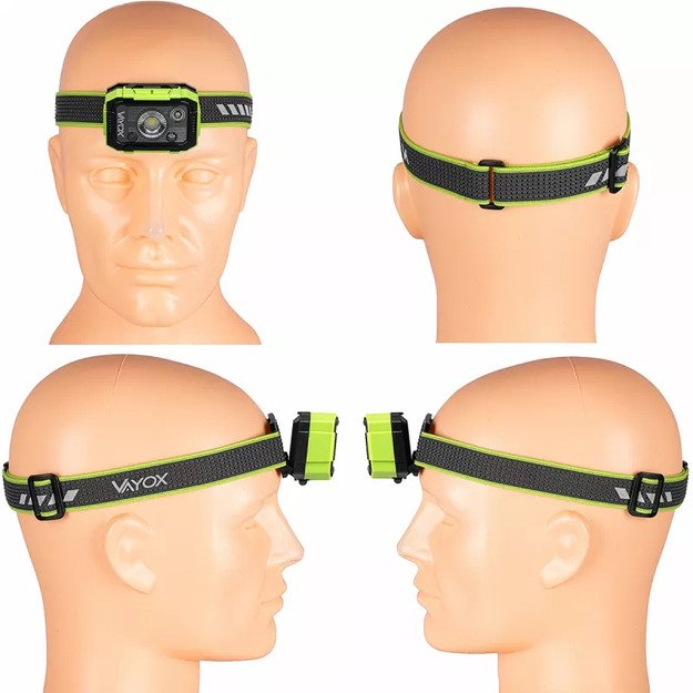 Vayox DUAL HAMMER 500lm Pro serijos įkraunamas žibintuvėlis VA0415