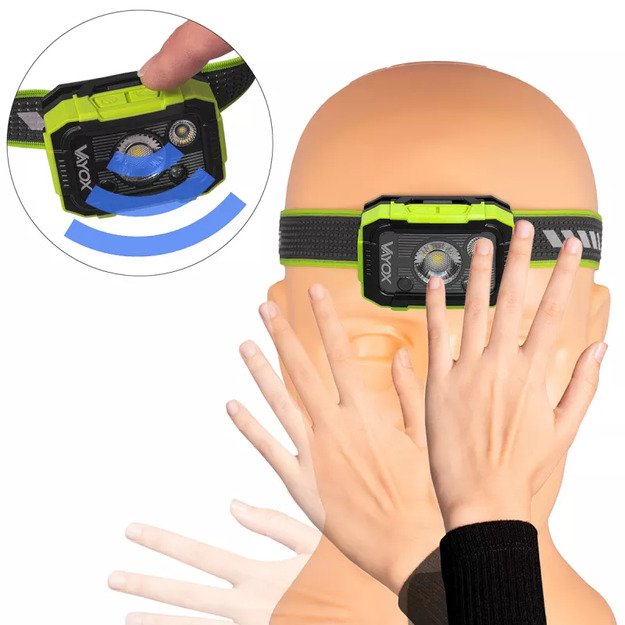 Vayox DUAL HAMMER 500lm Pro serijos įkraunamas žibintuvėlis VA0415