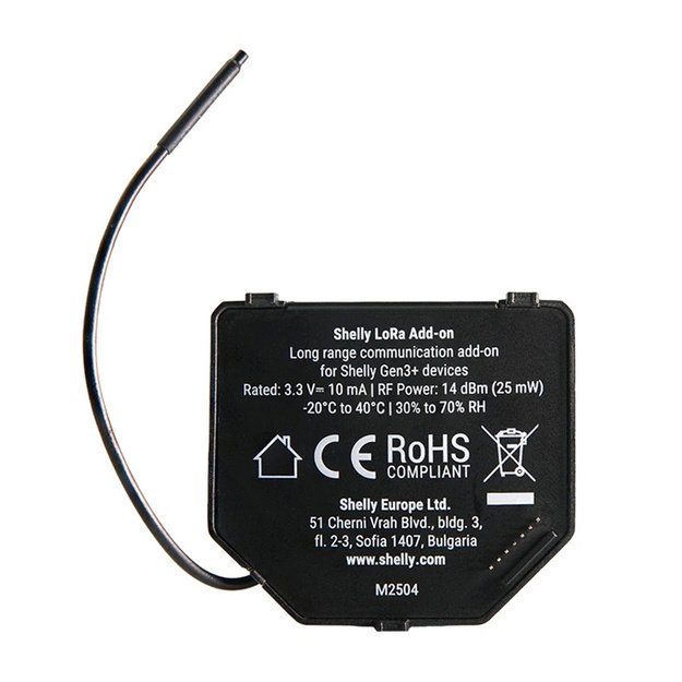 Комплект из 2 реле EU868 для устройства расширения LoRa gen.3/4 Shelly