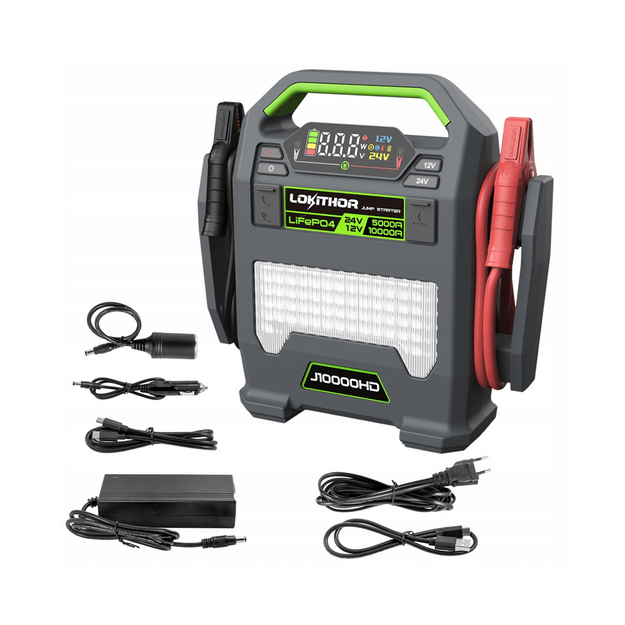 Lokithor J10000HD 12V 256Wh 10000A Išorinis užvedimo įrenginis (Jump Starter) 