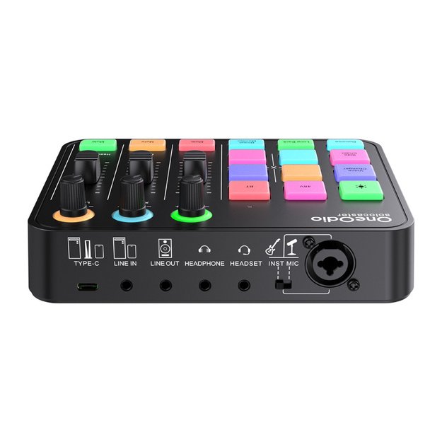 OneOdio Solocaster Audio Mixer and Sound Card