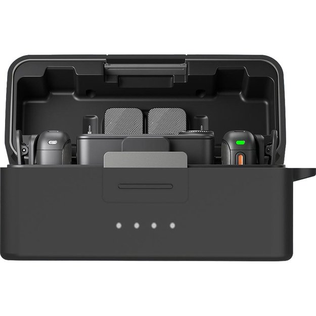 PULUZ Silicone Charging Case Protective Cover for DJI Mic 3 (Black)